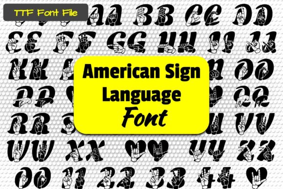 Able Lingo ASL 5: A Bold Dingbats Font for Creative Projects