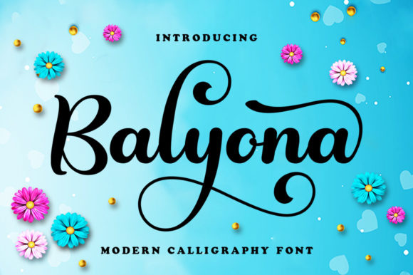 Balyona: A Luxurious Handwritten Font