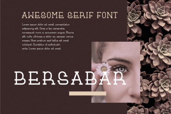 Bersabar: A Stylish Serif Font