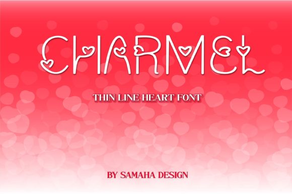 Charmel: Romantic Decorative Font