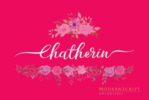 Chatherin: A Luxurious Handwritten Font