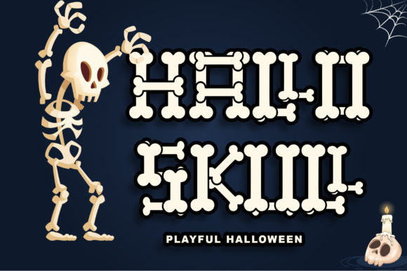 Hallo Skull: A Spooky Font for Creative Design