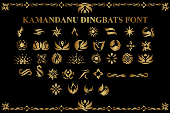 Kamandanu Dingbats: A Creative Font for Designers