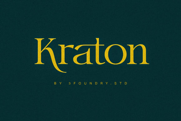 Kraton: A Stylish Serif Font for Creative Projects