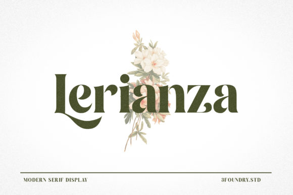 Lerianza: A Stylish Serif Font for Editorial Design