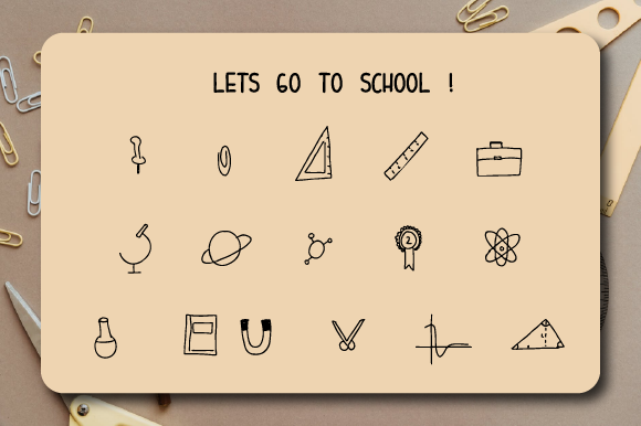 Let's Go to School Font Review