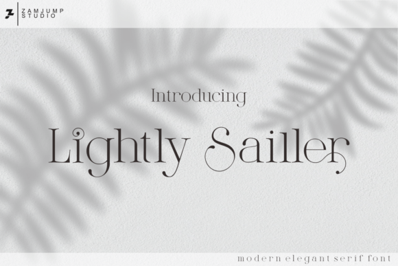 Lightly Sailler Font for Editorial Design