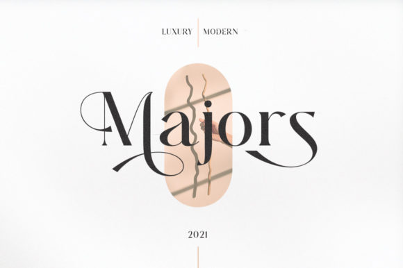 Majors: A Stylish Serif Font for Crafters