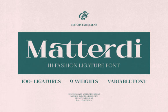 Matterdi: A Stylish Serif Font