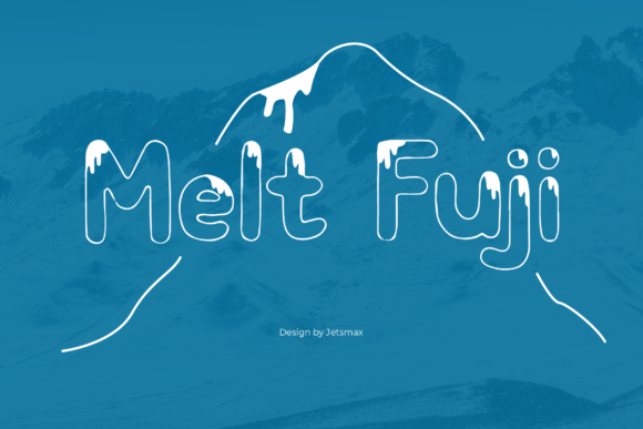 Melt Fuji Font for Web Design