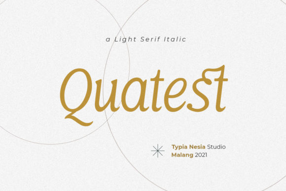 Quatest: A Serif Font for Editorial Design