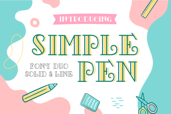 Simple Pen: A Playful Serif Font for Digital Marketing