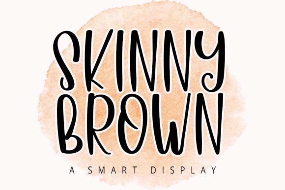 Skinny Brown Font for Creative Projects