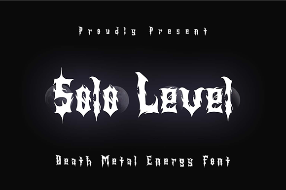 Solo Level Font Review