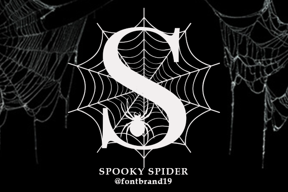 Spooky Spider Monogram Font