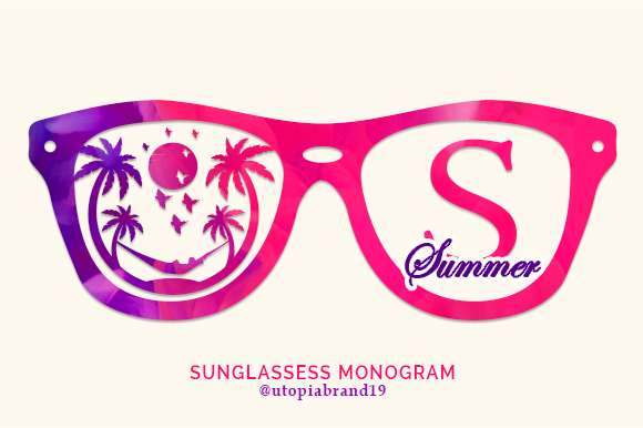 Sunglassess Monogram Font