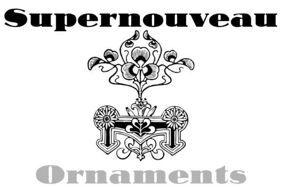 Supernouveau: A Stylish Dingbats Font
