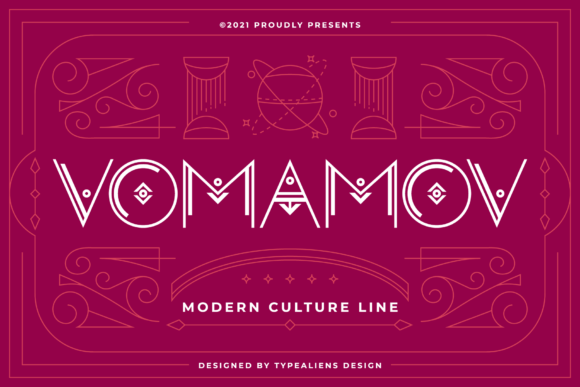 Vomamov: A Decorative Font for Creative Web Projects